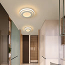 Axyaa White LED Ceiling Light for Modern Living Room and Hallway Lighting