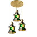 Axyaa Glass Copper Pendant Light LED Hanglamp Nordic Modern Hanging Light