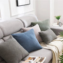 Axyaa Faux Fur Teddy Pillow Cover 45x45CM Nordic Home Decor Cozy Plush Cushion Cover