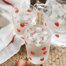 Axyaa Kawaii Strawberry Glass Cold Water Pot | Large Capacity Heat-Resistant Cute Teapot