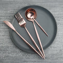 Axyaa Stainless Steel Cutlery Set - Knife Spoon Flatware Dinnerware