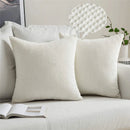 Axyaa Corduroy Pillowcases 45x45 Soft Decorative Cushion Covers for Home Decor