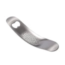 Axyaa Curved Stainless Steel Garlic Press Mincer Slicer Cutter Kitchen Tool