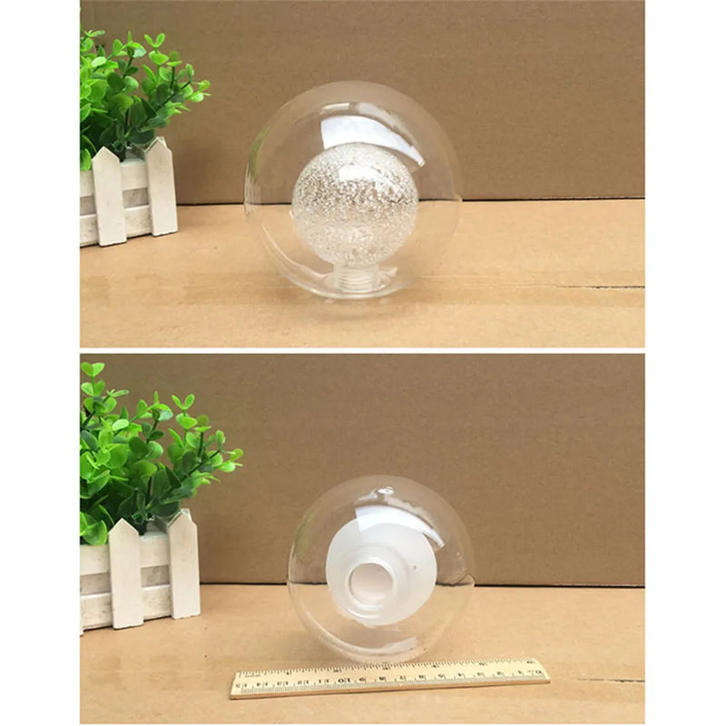 Axyaa Glass Shade Cover Replacement for Globe Fixture with 2cm Screw Fitter Opening