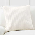 Axyaa Corduroy Teddy Pillow Cover 45x45cm Modern Farmhouse Decor Sofa Plush