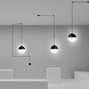 Axya LED Glass Ball Pendant Chandelier for Modern Loft Decor