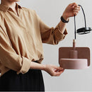 Axyaa Geometric Cement LED Pendant Lamp