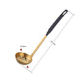 Axyaa 304 Stainless Steel Soup Spoon Colander Kitchen Utensil