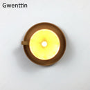 Axyaa Modern Wood Cup Ceiling Light: Nordic Style for Home Industrial Decor