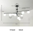 Axyaa Nordic Magic Bean Chandelier, Modern Simple Creative Lighting for Living Room