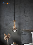 Axya Modern Crystal Pendant Light - Elegant, Minimalist Design for Home, Restaurant, Bar