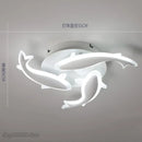 Axyaa Modern Nordic LED Fish Ceiling Light for Living Room and Bedroom