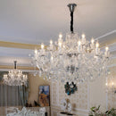 Axyaa Modern Crystal Chandelier Lighting in Gold/Silver Finishes