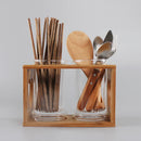 Axya Glass Chopstick Holder Kitchen Organizer