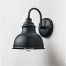 Axyaa Outdoor Gooseneck Lanterns: Minimalist Aluminum Barn Lights for Garden, Garage, Porch