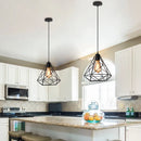 Axyaa Modern Black LED Pendant Chandelier for Kitchen and Living Room