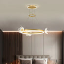 Axyaa Luxury Crystal Chandelier: Modern Nordic LED Lighting Set for Living Room, Restaurant & Bedroom