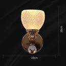 Axyaa Gold LED Wall Lamp for Living Room Bedroom Minimalist Luxury Fixtures