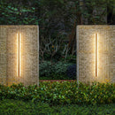 Axyaa Gold LED Strip Wall Lamp for Outdoor Garden, Porch Sconces