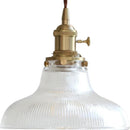 Axyaa Nordic Style Copper Pendant Light with Glass Shade - Modern Hanging Lamp