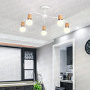 Axya Retro Loft Wooded Ceiling Lamp for Modern Home Decor