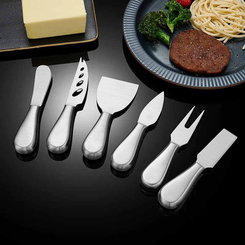 Axyaa Cheese Butter Knife Spatula Scraper Fork Sandwich Cutter Kitchen Accessories