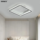 Axya Round Square Gold LED Chandeliers for Modern Living Room Lighting