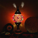 Axyaa Vintage Art Deco Mosaic Table Lamp Handcrafted Glass Bed Light Night Lights