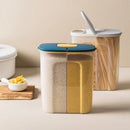 Axyaa Plastic Food Storage Container Set with Hermetic Lid