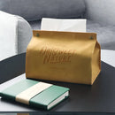 Axyaa Leather Tissue Box: Elegant Storage Solution for Home, Car, Kitchen, and Living Room