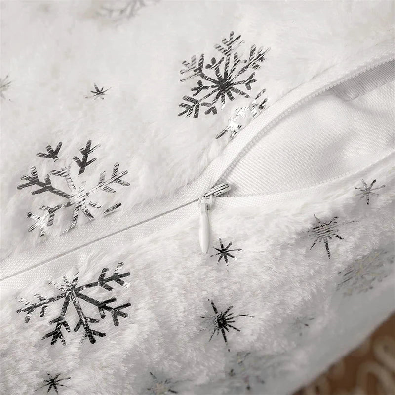 Axyaa Christmas Pillow: 18x18 Nordic Home Decorative Plush Cushion