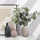 Axyaa Colorful Ceramic Vase Ball Cylindrical Flower Arrangement Hydroponics Desktop Decoration
