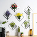 Axya Nordic Grid Iron Wall Decor for Home Tea Shop Dorm