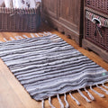 Axyaa Handmade Tassel Rug: Boho Cotton Cloth Tapestry for Home Living Room & Kitchen