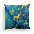Watercolor Elk Series Polyester Pillow Case Branded for Axyaa