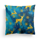 Watercolor Elk Series Polyester Pillow Case Branded for Axyaa