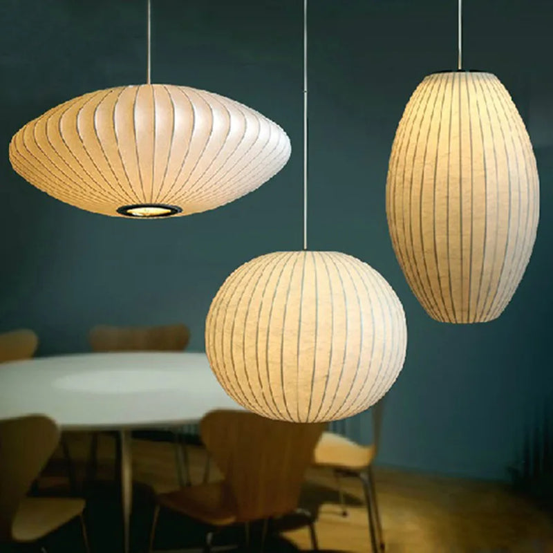 Axyaa Japanese Chandelier Staircase Dining Hall Bar Pendant Lamp