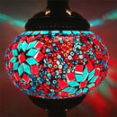 Axyaa Mediterranean Style Glass Mosaic Table Lamp