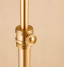 Axyaa Gold Brass Desk Lamp - Nordic Design LED Table Light for Bedroom