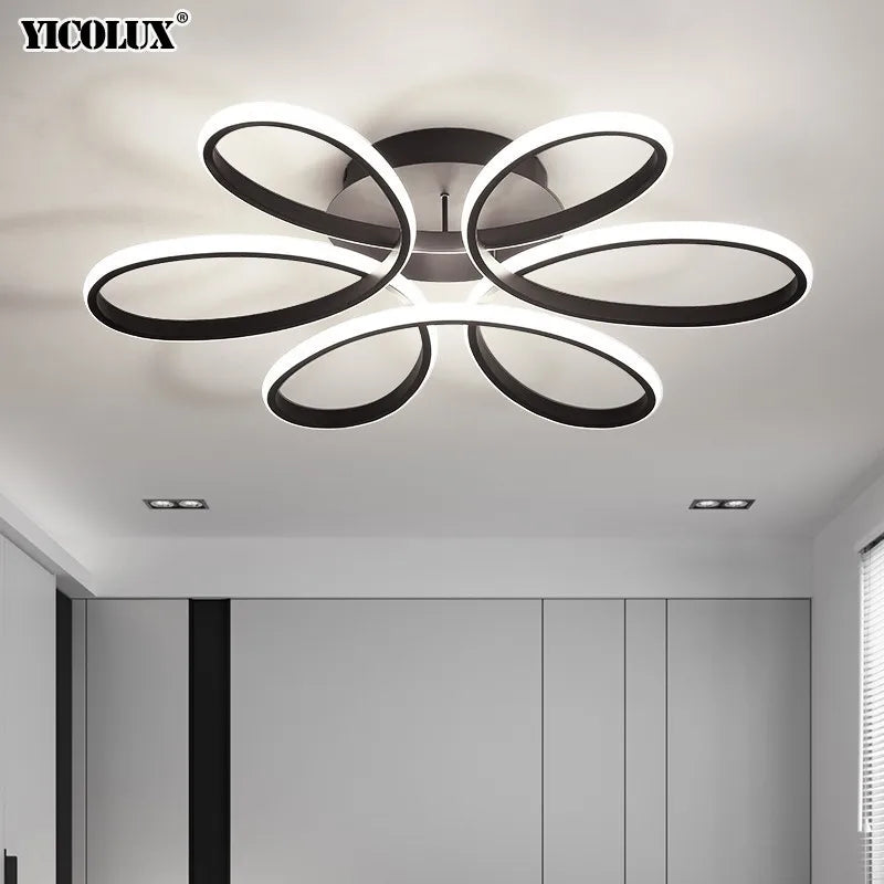 Axya Dimmable LED Ceiling Light for Living Room, Bedroom with Remote Control