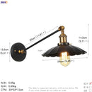 Axyaa Vintage Industrial Wall Light Sconce LED Bedroom Stair Loft Up Down