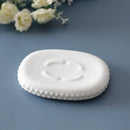 Axya White Ceramic Bathroom Set 5-piece Wash Toiletries Accessories Set