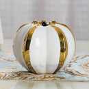 Axyaa Ceramic Pumpkin Petal Vase - Handmade Modern Flower Arrangement Home Decor