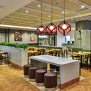 Axyaa Industrial 3-Head LED Pendant Light for Indoor Lighting