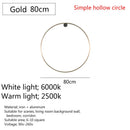 Axyaa Black Round LED Wall Light: Modern Nordic Living Room Decor.setOnAction Lamp