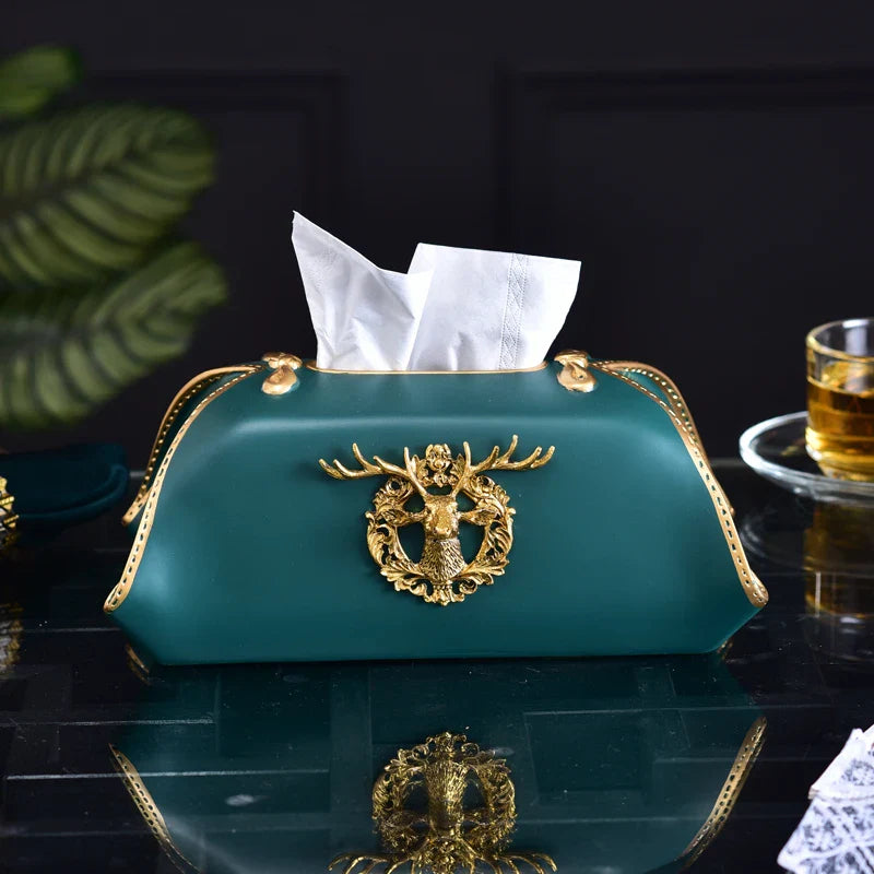 Axya Tissue Box: Stylish Home & Bathroom Storage, Decorative Desktop Ornament & Gift