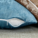 Axyaa Luxury Velvet Beige Cushion Cover for Elegant Home Decor