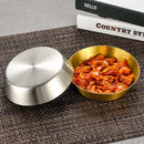 Axyaa Stainless Steel Sauce Dish Bowl Set for Kitchen Serving Tray