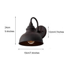 Axyaa Vintage Europe Style E27 Wall Lamp for Bedroom Farmhouse