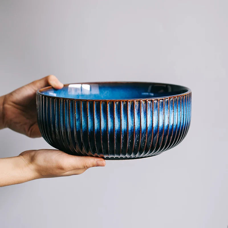 Axya Gradient Nordic Ceramic Bowl Set - Breakfast Soup, Salad, Noodle, Home Plate